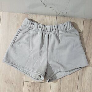 Kamo Shorts Womens M Grey Activewear Fleece Pullon Sweatshorts